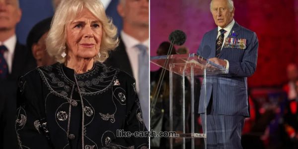 Queen Camilla Fights Back Tears as King Charles Calls for UK to Rededicate to Peace