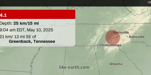 Mild Earthquake in Tennessee Felt