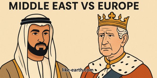 Monarchy in the Middle East vs Europe