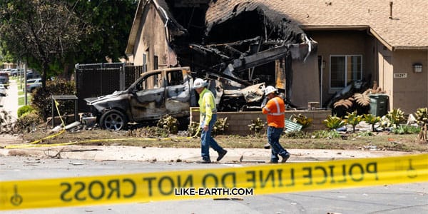 Small Plane Crashes into San Diego
